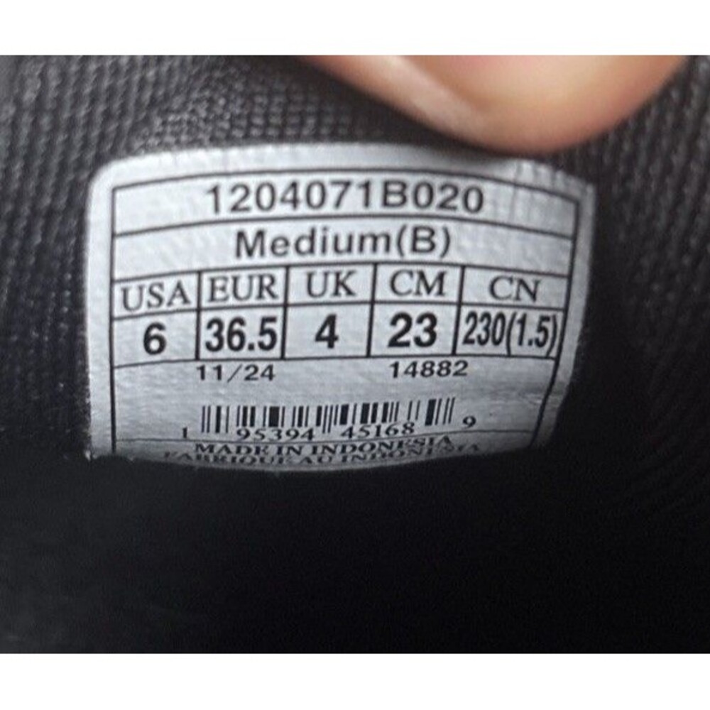 Brooks Ghost 16 Womens Size 6 Triple Black Running Shoes Sneakers 1204071B020 - Picture 13 of 14